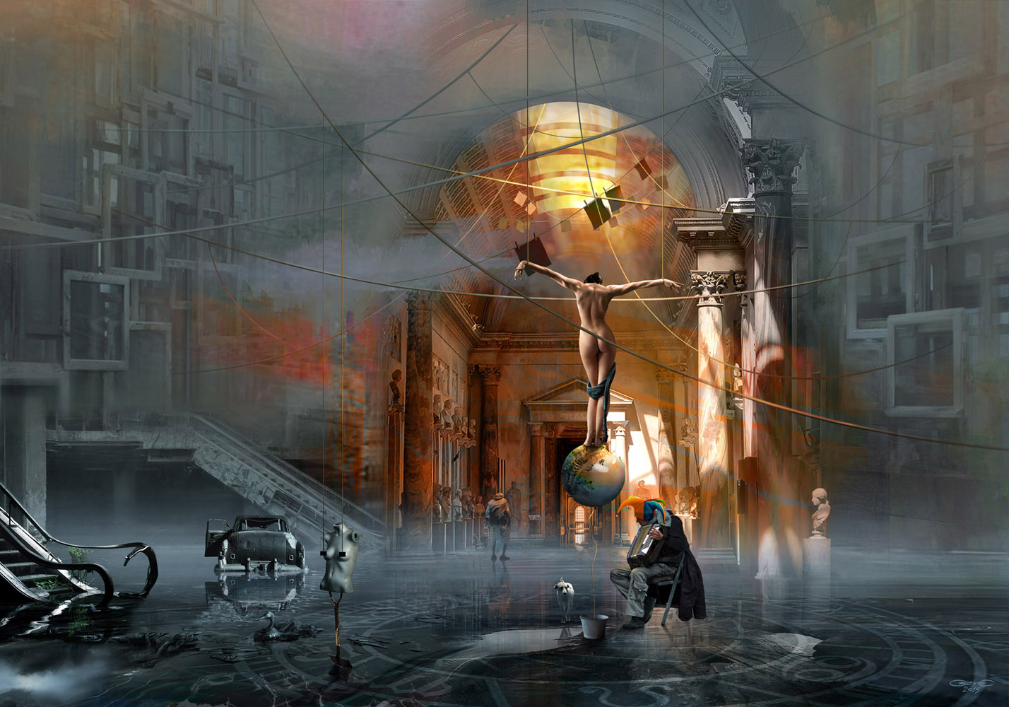 09. Social Network I, 70cm x 100cm, 2015., digitalni medij